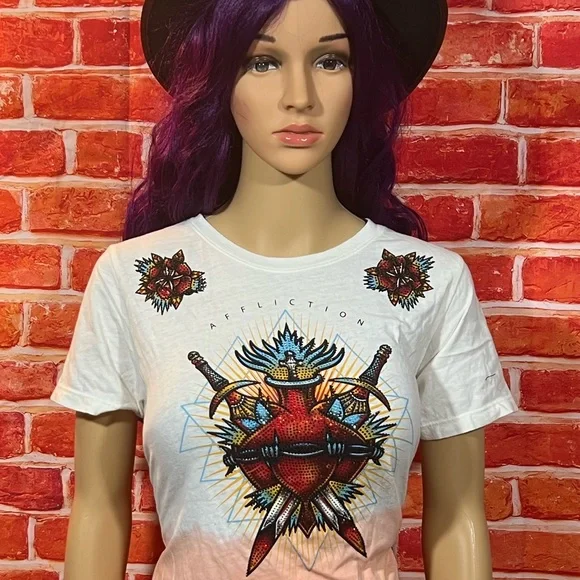 Affliction Women’s T-Shirt - Picture 8 of 9